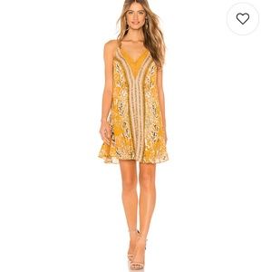Free People Love Bird Printed Mini Dress